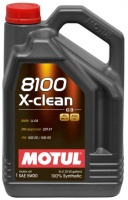 Масло моторное Motul синтетическое 8100 x-clean 5w-30 5л, 102020